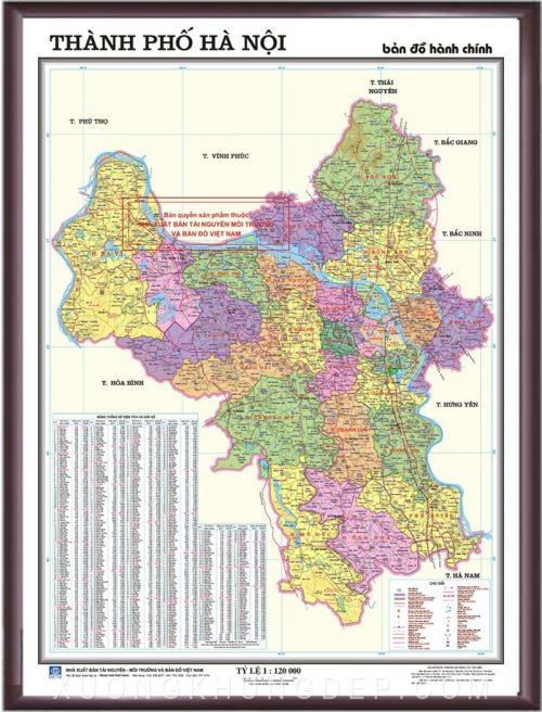 Khung bản đồ màu nâu trơn đơn giản