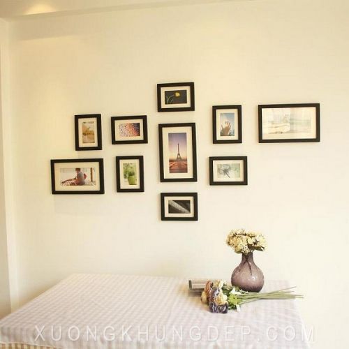 Khung tranh bộ treo tường phòng ngủ