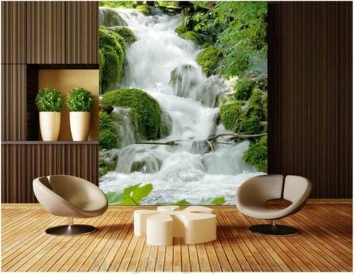 Tranh In Dán Tường Thác Nước Đẹp