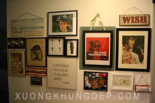 Khung tranh bộ treo tường trang trí nội thất