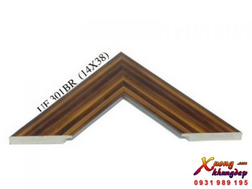 Khung Tranh Composite Màu Nâu Vàng Cao Cấp