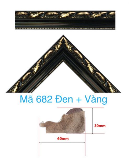 Khung tranh gỗ cao cấp 