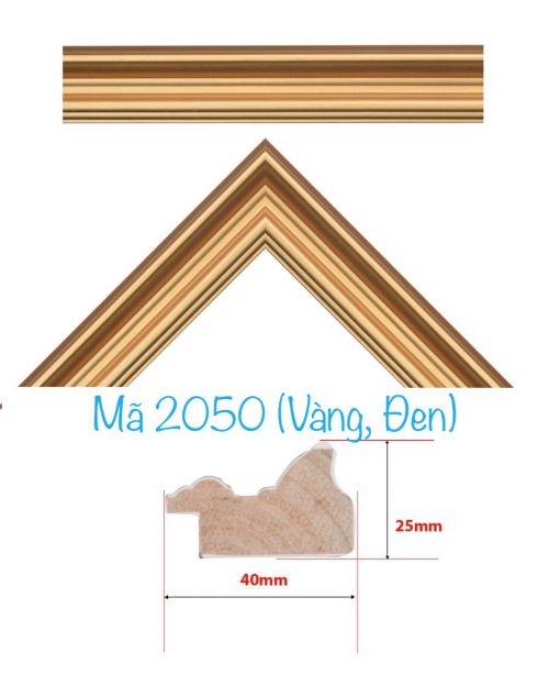 Khung tranh gỗ cao cấp 