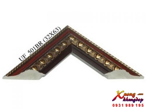 Mẫu Khung Tranh Cổ Điển Composite Màu Nâu Đỏ