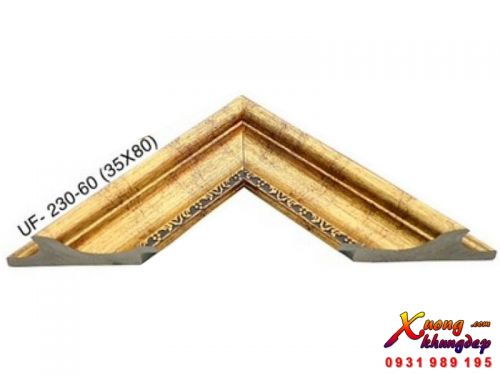 Mẫu Khung Tranh Cổ Điển Đẹp Màu Vàng Đồng