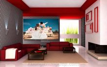 Tranh In Canvas Hình Cưới Lãng Mạn