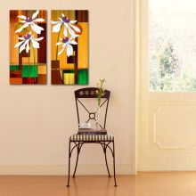 Tranh In Hoa Cúc Trắng Bộ 2 Bức