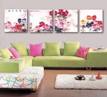 Tranh In Hoa Tứ Quý Bộ 4 Bức