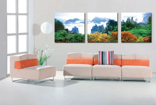 Tranh In Canvas Phong Cảnh Đẹp Bộ 3 Bức