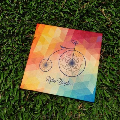 Tranh In Canvas Xe Đạp Độc Đáo