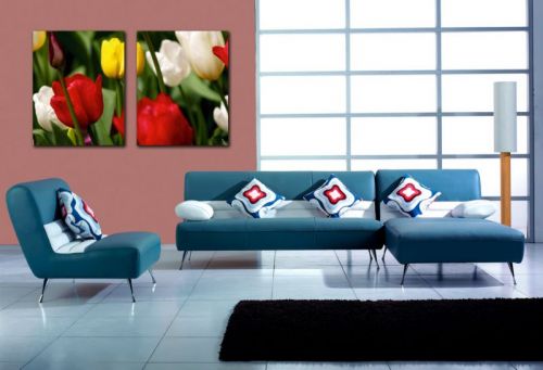 Tranh In Hình Ảnh Hoa Tulip Bộ 2 Bức